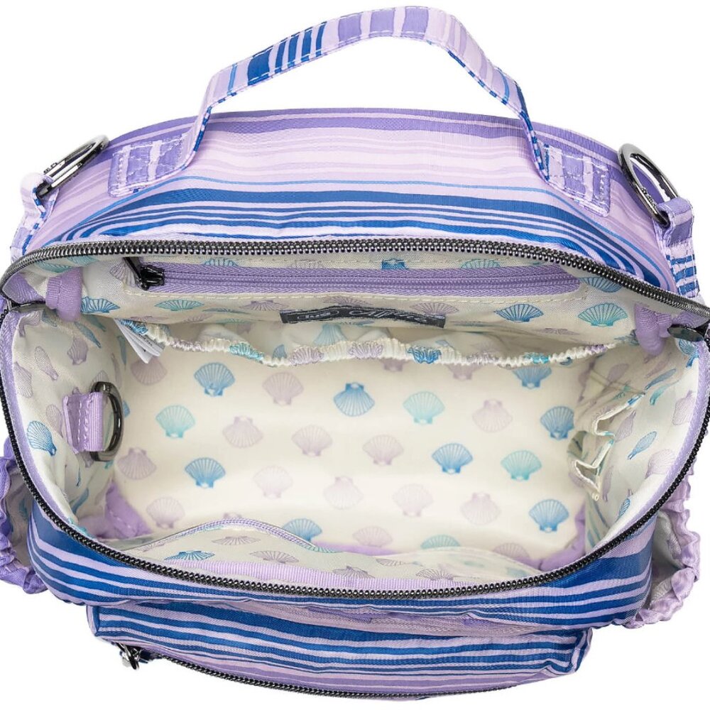 LUG Alpine Crossbody Bag LOVE WAVES PURPLE BNWT - Picture 3 of 3
